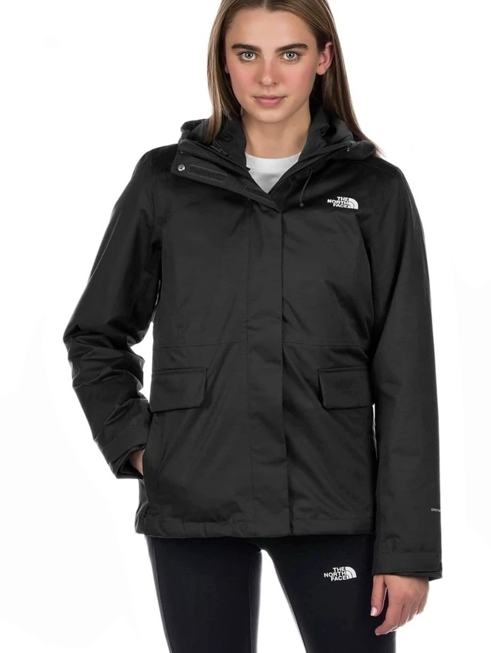 The North Face Women's Antora Rain Parka Black XL